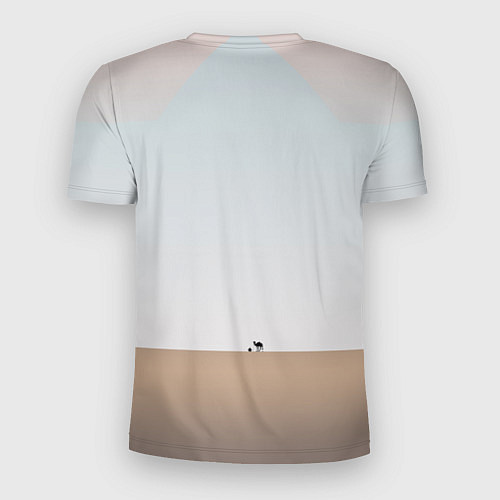 Мужская спорт-футболка Пустынный мираж / 3D-принт – фото 2