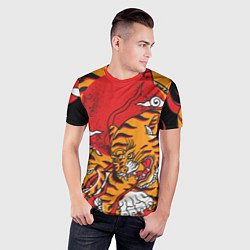 Футболка спортивная мужская Год тигра, цвет: 3D-принт — фото 2