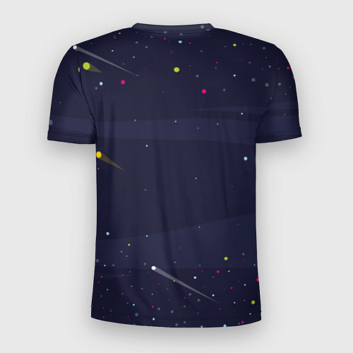 Мужская спорт-футболка Рисуй в космосе / 3D-принт – фото 2