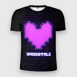 Футболка спортивная мужская UNDERTALE PURPLE HEART, цвет: 3D-принт