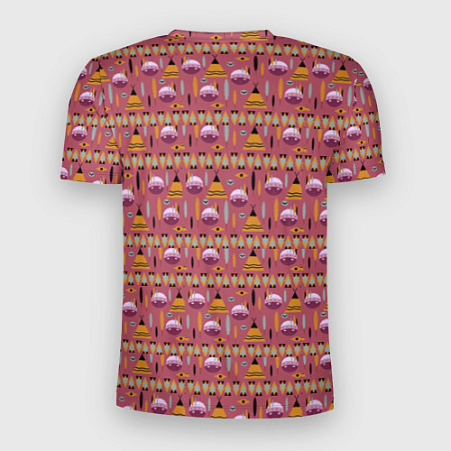 Мужская спорт-футболка Детский узор / 3D-принт – фото 2