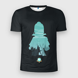 Футболка спортивная мужская КЭ ЦИНЬ KEQINQ ГЕНШИН, цвет: 3D-принт