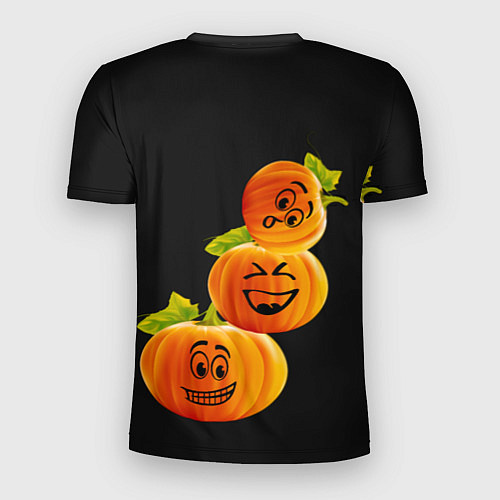 Мужская спорт-футболка Хэллоуин смешные тыквы / 3D-принт – фото 2