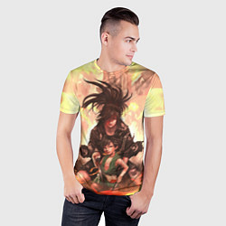 Футболка спортивная мужская Хяккимару Такебо Дороро Z, цвет: 3D-принт — фото 2