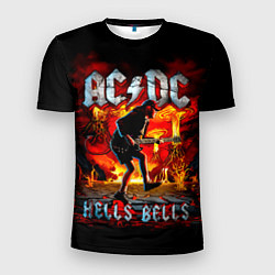 Футболка спортивная мужская ACDC HELLS BELLS, цвет: 3D-принт