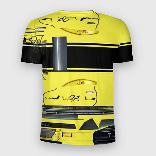 Мужская спорт-футболка CS GO YELLOW SKIN / 3D-принт – фото 2