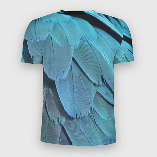 Мужская спорт-футболка Перья попугая / 3D-принт – фото 2