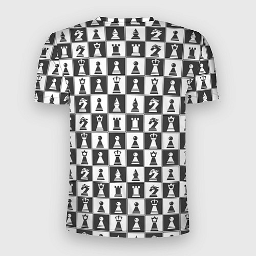Мужская спорт-футболка Шахматы / 3D-принт – фото 2
