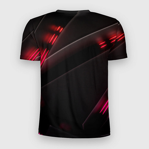 Мужская спорт-футболка Ночные огни / 3D-принт – фото 2