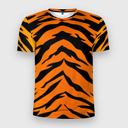 Футболка спортивная мужская Шкура тигра, цвет: 3D-принт