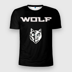 Мужская спорт-футболка Beautiful wolf