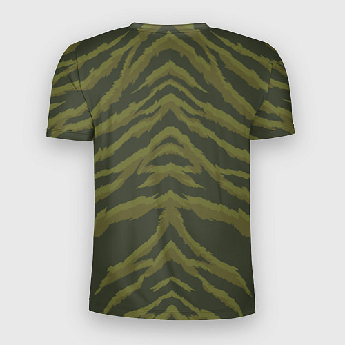 Мужская спорт-футболка Милитари шкура тигра / 3D-принт – фото 2