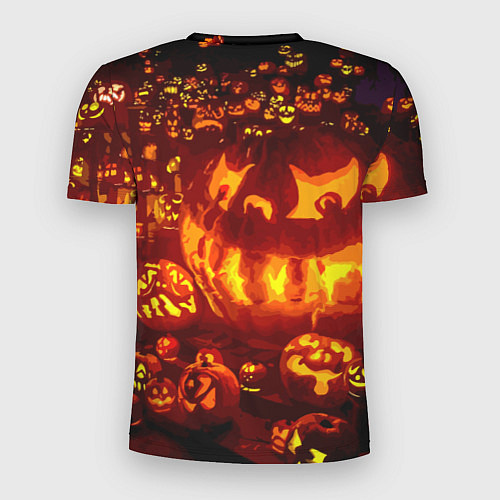 Мужская спорт-футболка Тыквы на Хэллоуин / 3D-принт – фото 2