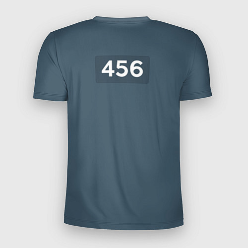 Мужская спорт-футболка Игра в кальмара: 456 / 3D-принт – фото 2