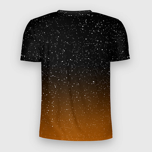 Мужская спорт-футболка ТЫКВА КОСМОНАВТ SPACE HALLOWEEN / 3D-принт – фото 2