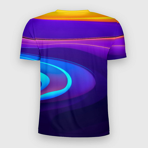 Мужская спорт-футболка Аква принт / 3D-принт – фото 2