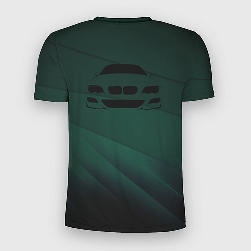 Мужская спорт-футболка GREEN BMW / 3D-принт – фото 2