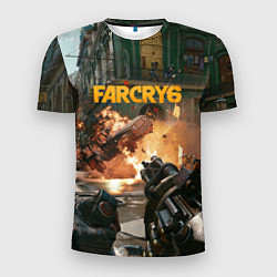 Мужская спорт-футболка Far Cry 6 gameplay art