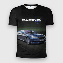 Мужская спорт-футболка Alpina на дороге