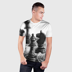 Футболка спортивная мужская Шах и мат Шахматы, цвет: 3D-принт — фото 2