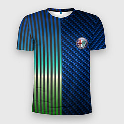 Мужская спорт-футболка Фантазия на тему Alfa-Romeo