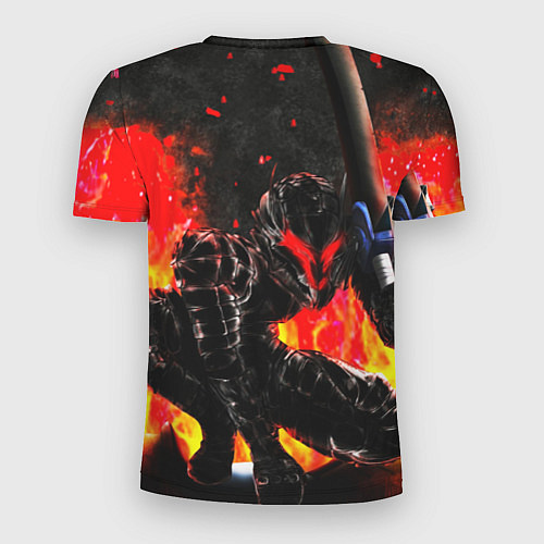 Мужская спорт-футболка БЕРСЕРК ОГНЕННЫЙ BERSERK / 3D-принт – фото 2