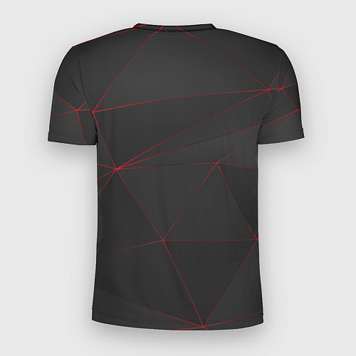 Мужская спорт-футболка Toyota Тонкие линии неона / 3D-принт – фото 2