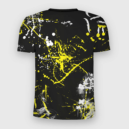 Мужская спорт-футболка CS:GO Брызги красок / 3D-принт – фото 2