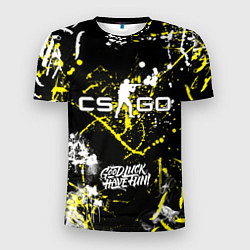 Мужская спорт-футболка CS:GO Брызги красок