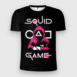Футболка спортивная мужская Squid game: guard-killer, цвет: 3D-принт