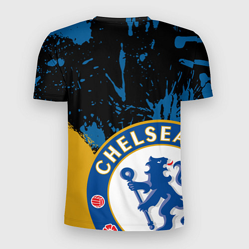 Мужская спорт-футболка ЧЕЛСИ CHELSEA GOLDEN LOGO / 3D-принт – фото 2