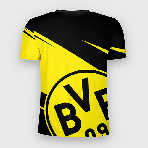 Мужская спорт-футболка BORUSSIA BVB 09 LOGO / 3D-принт – фото 2