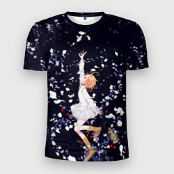Мужская спорт-футболка Эмма среди цветов обещанный неверленд