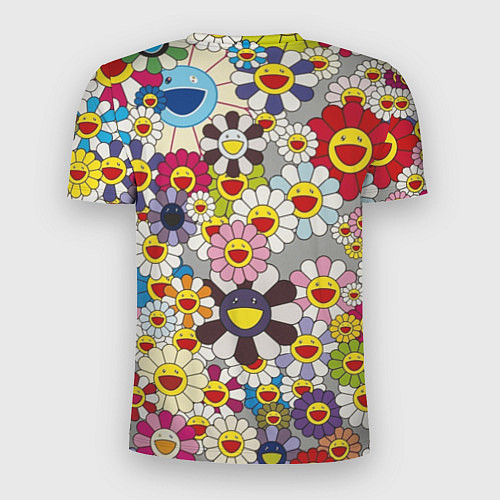 Мужская спорт-футболка Flower Superflat, Такаши Мураками / 3D-принт – фото 2
