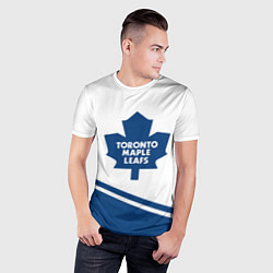 Футболка спортивная мужская Toronto Maple Leafs Торонто Мейпл Лифс, цвет: 3D-принт — фото 2