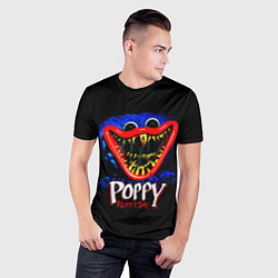 Футболка спортивная мужская Poppy Playtime: Huggy, цвет: 3D-принт — фото 2