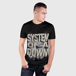 Футболка спортивная мужская System of a Down, цвет: 3D-принт — фото 2