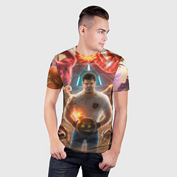 Футболка спортивная мужская Serious Sam Игровые персонажи Босы, цвет: 3D-принт — фото 2