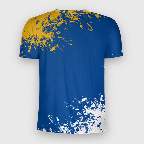 Мужская спорт-футболка ЧЕЛСИ, БРЫЗГИ КРАСОК / 3D-принт – фото 2