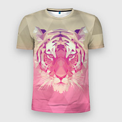 Мужская спорт-футболка Тигр лоу поли