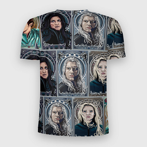 Мужская спорт-футболка Ведьмак Сезон 2 Коллаж / 3D-принт – фото 2