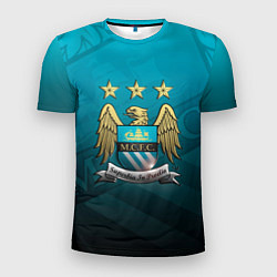 Мужская спорт-футболка Manchester City Teal Themme