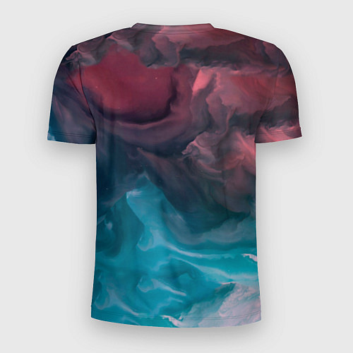Мужская спорт-футболка Туманная вода / 3D-принт – фото 2