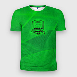Мужская спорт-футболка Краснодар lime theme