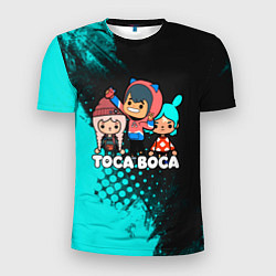 Мужская спорт-футболка Toca Boca Рита и Леон