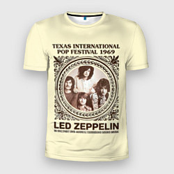 Мужская спорт-футболка Led Zeppelin - Texas International Pop Festival 19