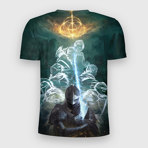 Мужская спорт-футболка Elden Ring рыцарь и предшественники серии Souls El / 3D-принт – фото 2