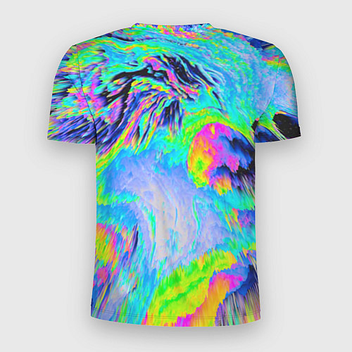 Мужская спорт-футболка ААА яркий узор / 3D-принт – фото 2