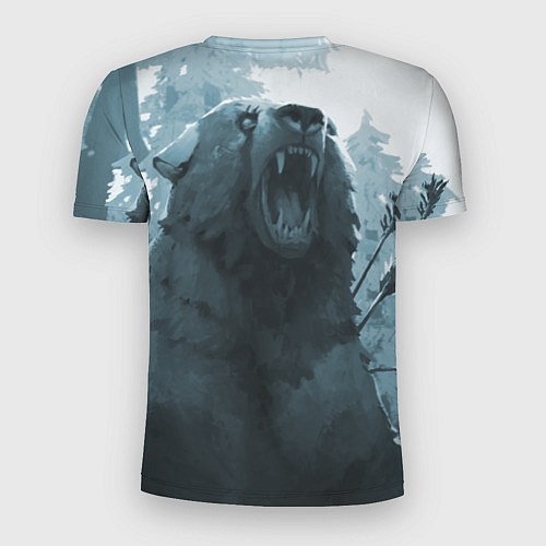 Мужская спорт-футболка The Long Dark медведь / 3D-принт – фото 2
