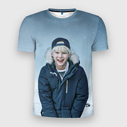 Футболка спортивная мужская MIN YOONGI BTS WINTER, цвет: 3D-принт